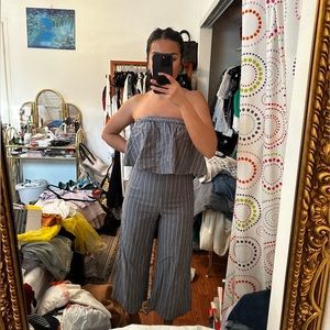 Striped 2-Piece Pant Set